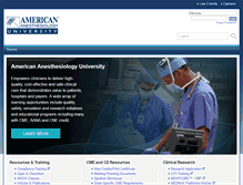 Tablet Screenshot of aauniversity.com